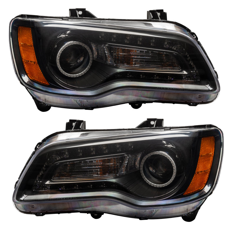 Oracle 11-14 Chrysler 300C SMD HL - Black - NON HID - DRL - w/o Controller SEE WARRANTY - 7731-334