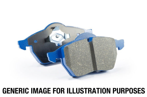 EBC 01-03 Mazda Miata MX5 1.8L Bluestuff Rear Brake Pads - DP51453B for 2001-2003 Mazda Miata - front view