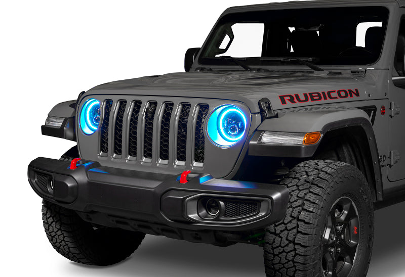 Oracle Jeep Wrangler JL/Gladiator JT 7in. High Powered LED Headlights (Pair) - Dynamic SEE WARRANTY - 5769J-332
