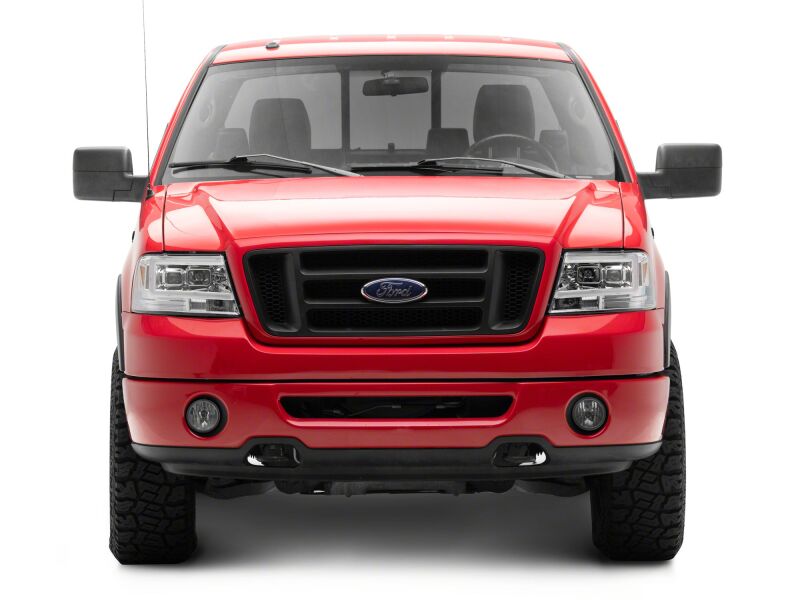 Raxiom 04-08 Ford F-150 Axial Series Projector Headlights- Chrome Housing- Clear Lens - T569353 - front view