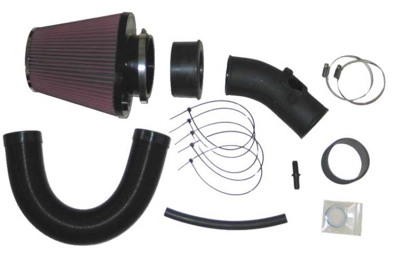 K&N Performance Intake Kit MAZDA 6, 2.3L, 16V, L4, 164BHP - 57-0615 for 2003-2010 Mazda 6 - front view