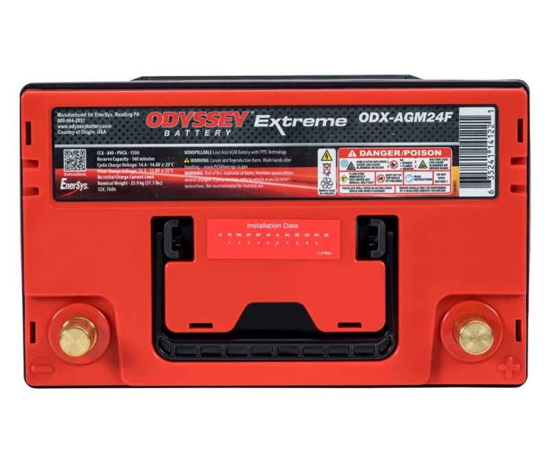 Odyssey Battery Auto/Truck/Heavy Duty &amp; Commercial Extreme AGM Battery (NSB-AGM24F) - ODX-AGM24F