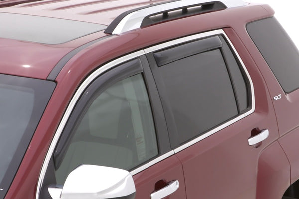 AVS 10-17 GMC Terrain Ventvisor In-Channel Front & Rear Window Deflectors 4pc - Smoke - 194167 for 2010-2017 GMC Terrain - fr