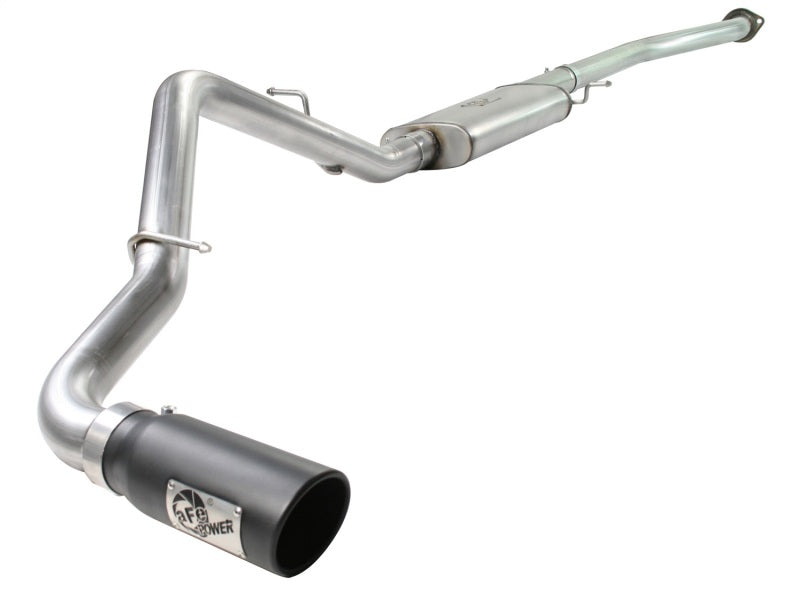 aFe MACHForce Exhausts Cat-Back Black Tips 99-03 GM Gas Trucks 1500 V6-4.3L/V8-4.8/5.3L - 49-44012-B