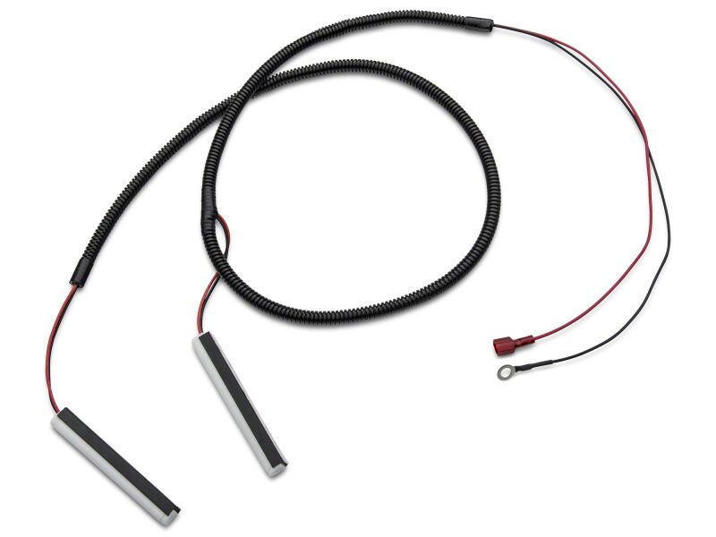 Raxiom 15-23 Ford Mustang LED Footwell Lighting Kit- Red - 393506 - front view