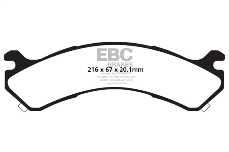 EBC 01-05 Chevrolet Silverado 3500 (2WD) Extra Duty Rear Brake Pads - ED91663