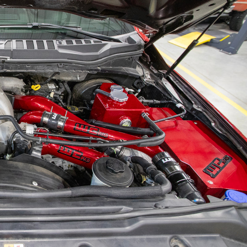 Wehrli 17-25 Ford Power Stroke 6.7L Coolant Tank & Battery Box - Bengal Silver - WCF100203-BS