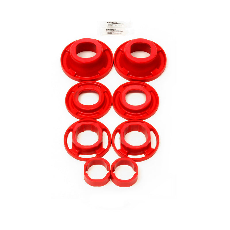 BMR 12-15 5th Gen Camaro Rear Cradle Street Version Poly Inserts Only Bushing Kit - Red - BK040 for 2012-2015 Chevrolet Camar