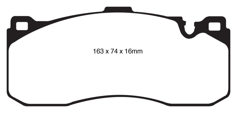 EBC 08-10 BMW 135 3.0 Twin Turbo Yellowstuff Front Brake Pads - DP41995R