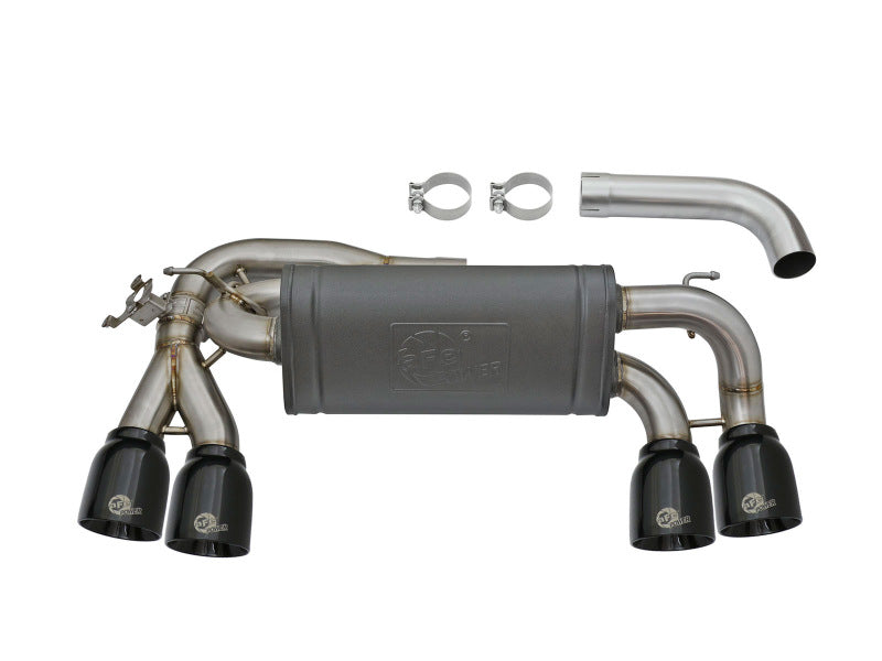 aFe MACHForce XP 3in - 2 1/2in Axle Back 304SS Exhaust w/ Black Tips 16-18 BMW M2 (f87) - 49-36333-B