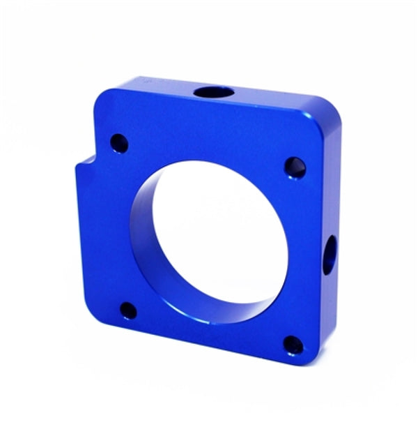 Torque Solution Throttle Body Spacer (Blue) Subaru WRX 2006-2014 / STI 2004-2015 - TS-TBS-027BU for 2008-2021 Subaru WRX STI