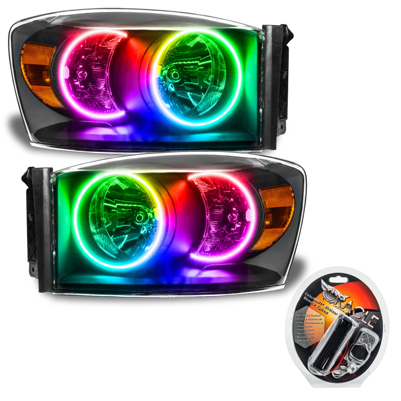 Oracle 07-08 Dodge Ram SMD HL - Black - ColorSHIFT SEE WARRANTY - 8187-330