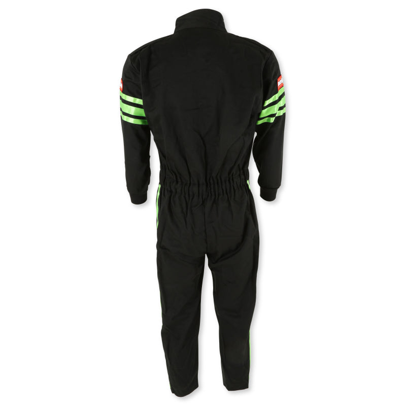 RaceQuip Green Trim SFI-1 JR. Suit - Kids XXL - 1950797RQP