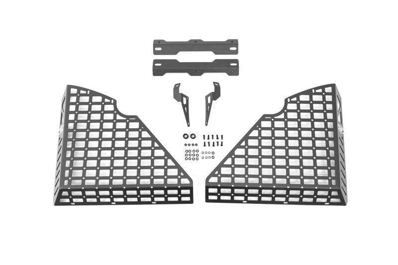 DV8 Offroad 07-18 Jeep Wrangler JK 4-Door Pocketed Rear Window Molle Panels - MPJK-02