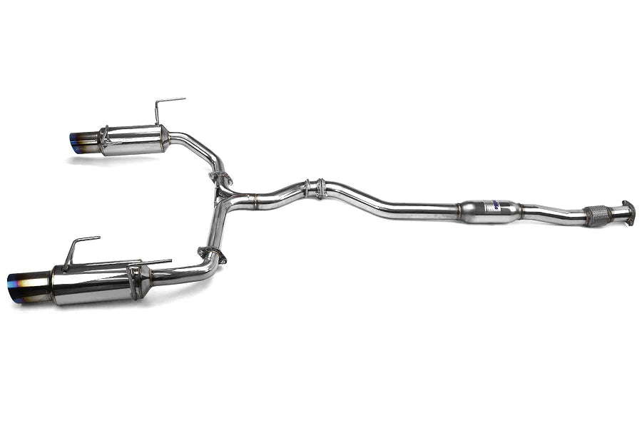Invidia 10+ Legacy Dual N1 Single Layer Titanium Tipped Cat-back Exhaust - HS10SL1GTT