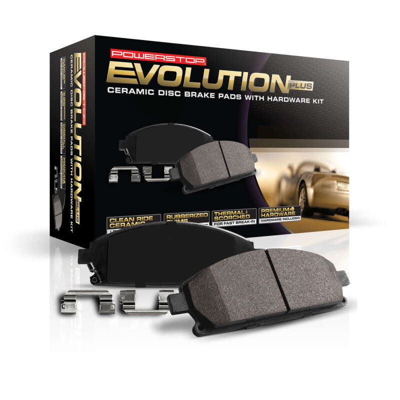 Power Stop 21-23 Tesla X Front Z17 Evo Ceramic Pad w/Hardware - 17-2443