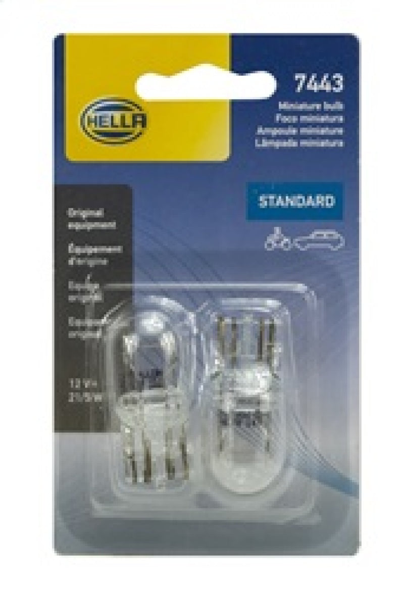 Hella Bulb 7443 12V 21/5W W3X16Q T65 (2) - 7443TB