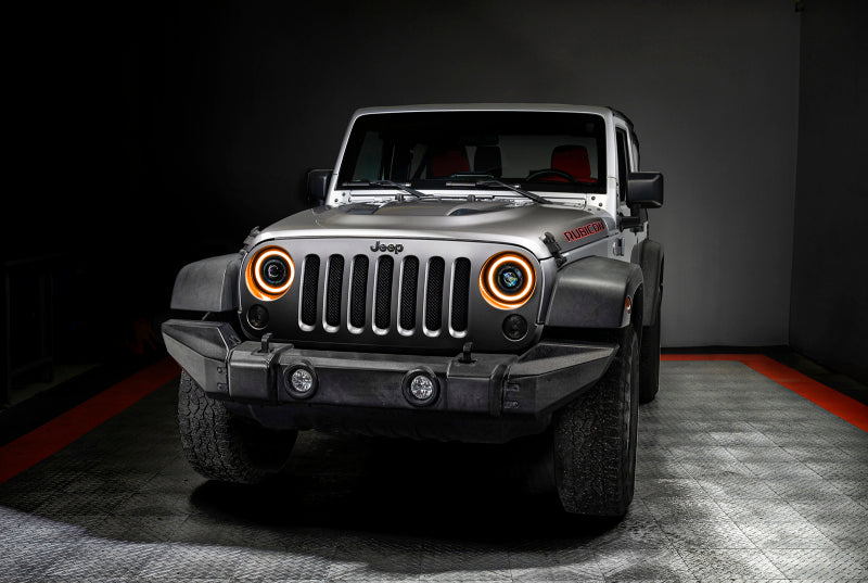 ORACLE Lighting 0718 Jeep Wrangler JK Oculus 7in Switchback BiLED Projector Headlights SEE WARRANTY - 5876-023