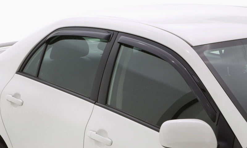 AVS 01-05 Honda Civic Ventvisor In-Channel Front &amp; Rear Window Deflectors 4pc - Smoke - 194213