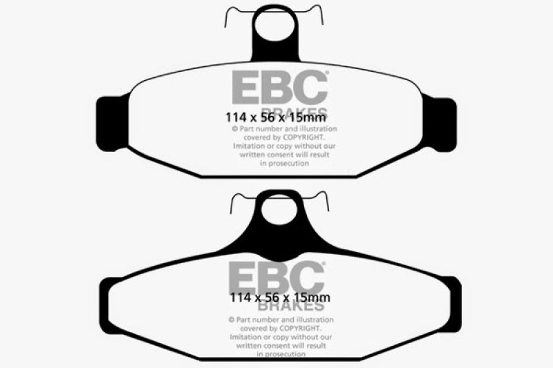 EBC 93-00 Aston Martin Virage 5.3 (AP Caliper) Redstuff Rear Brake Pads - DP31165C