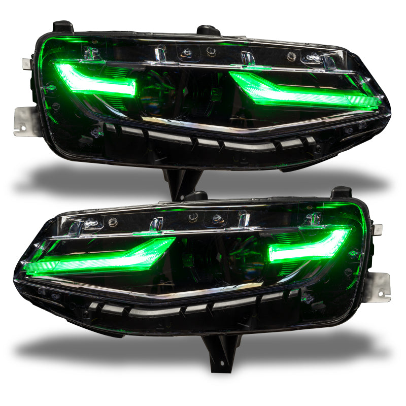 Oracle 19-21 Chevy Camaro LS/LT RGB+A Headlight DRL  Kit - ColorSHIFT w/ 2.0 Controller SEE WARRANTY - 1418-333