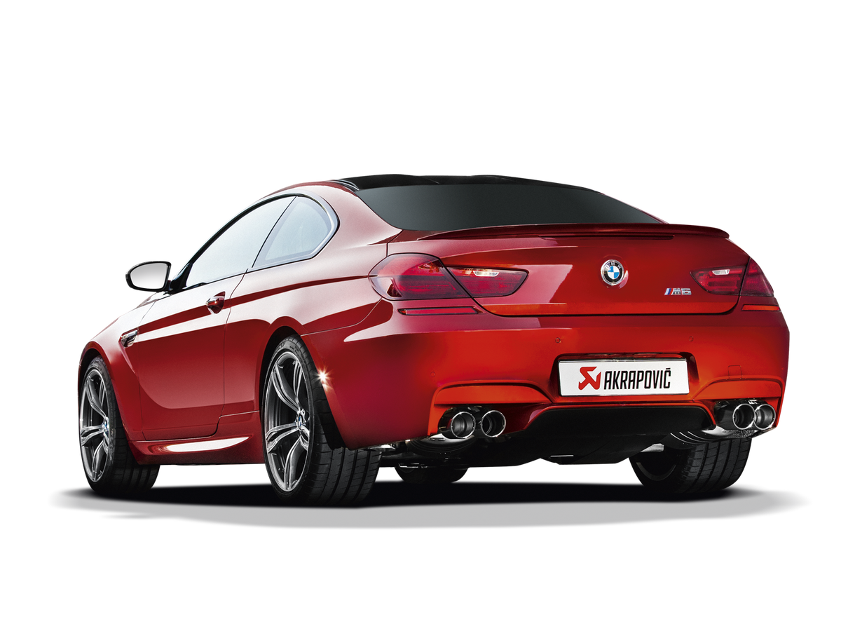 Akrapovic 12-17 BMW M6 (F12 F13) Evolution Line Cat Back (Titanium) w/ Carbon Tips - ME-BM/T/5-C