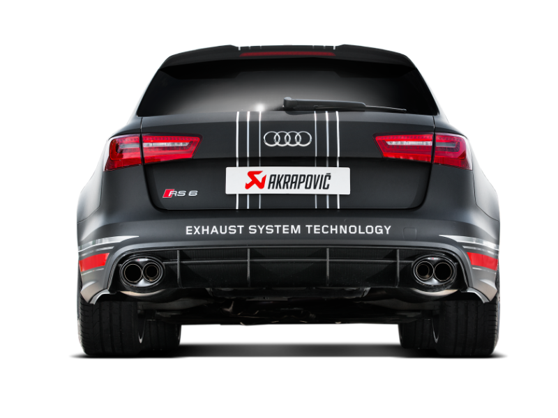 Akrapovic 14-17 Audi RS6 Avant (C7) Evolution Line Cat Back (Titanium) w/ Carbon Tips - S-AU/TI/3H