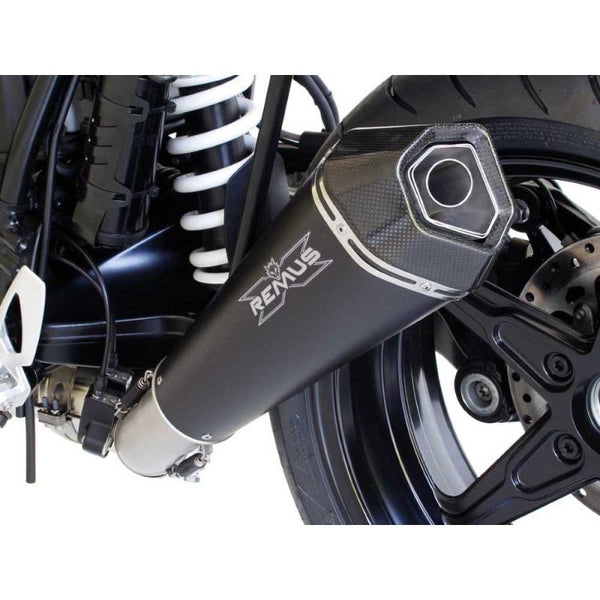 Remus 2016 BMW R nineT Hypercone Black Slip On - 6782 100760L by Remus