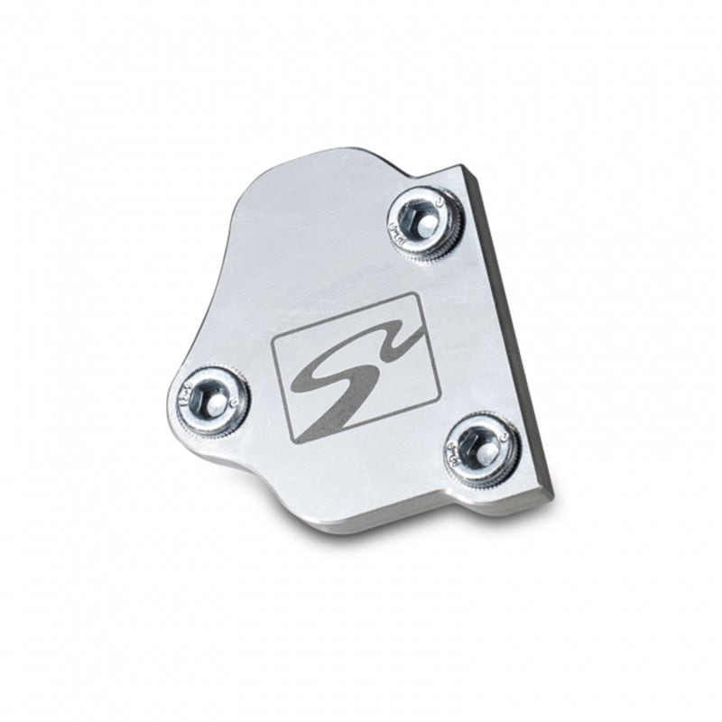 Skunk2 K-Series VTEC Clear Anodized Block Off Plate - 639-05-0700 for 2002-2009 Honda CR V - front view