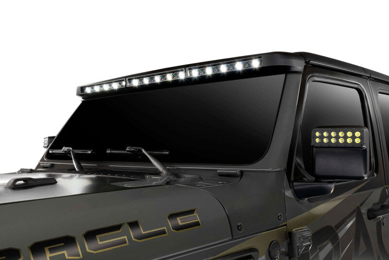 Oracle Jeep Wrangler JL/Gladiator JT Integrated Windhsiled LED Light Bar System - 5917-023