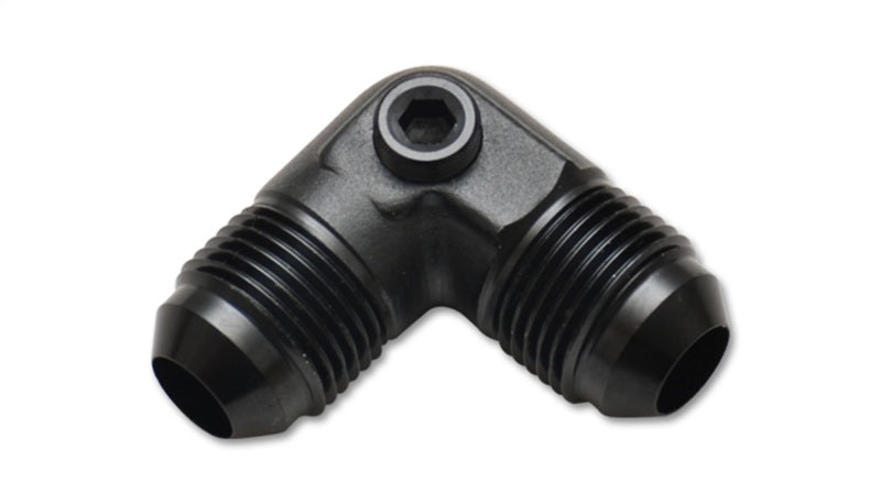 Vibrant -6AN to -6AN Male 90 Degree Union Adapter Fitting with 1/8in NPT Port - 16536