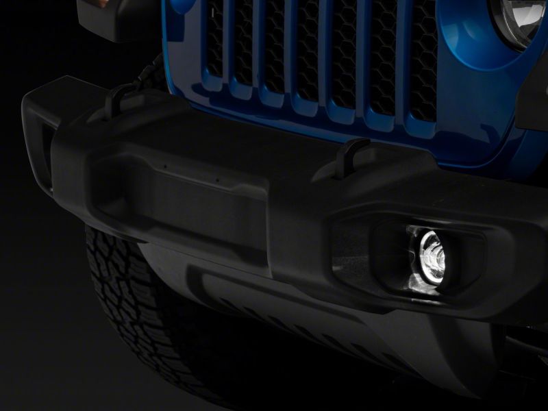 Raxiom 07-23 Jeep Wrangler JK &amp; JL 20-23 Jeep Gladiator JT Axial Series LED Fog Lights w/ Halo - J142669