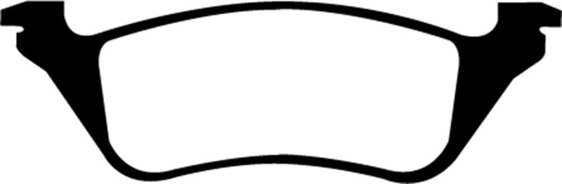EBC 01-07 Chrysler Town & Country 3.3 Rear Rotors Ultimax2 Front Brake Pads - UD857 for 2001-2007 Dodge Caravan - front view