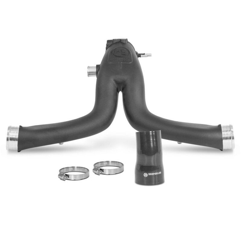 Wagner Tuning Porsche 991 Turbo (w/OEM Intercooler) Y-Charge Pipe Kit - 001100006-KIT.991.2.OEM by Wagner Tuning