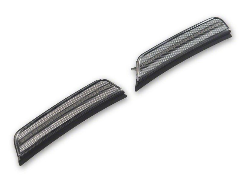 Raxiom 22-25 Jeep Grand Cherokee WK2 LED Front Side Marker Lights- Clear Lens- Amber LED - JGC35690 - front view