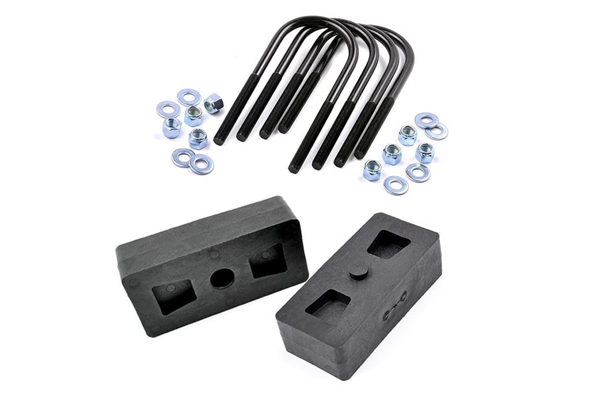 1 Inch Block &amp; U-Bolt Kit | Ford F-150 2WD/4WD (1997-2003)