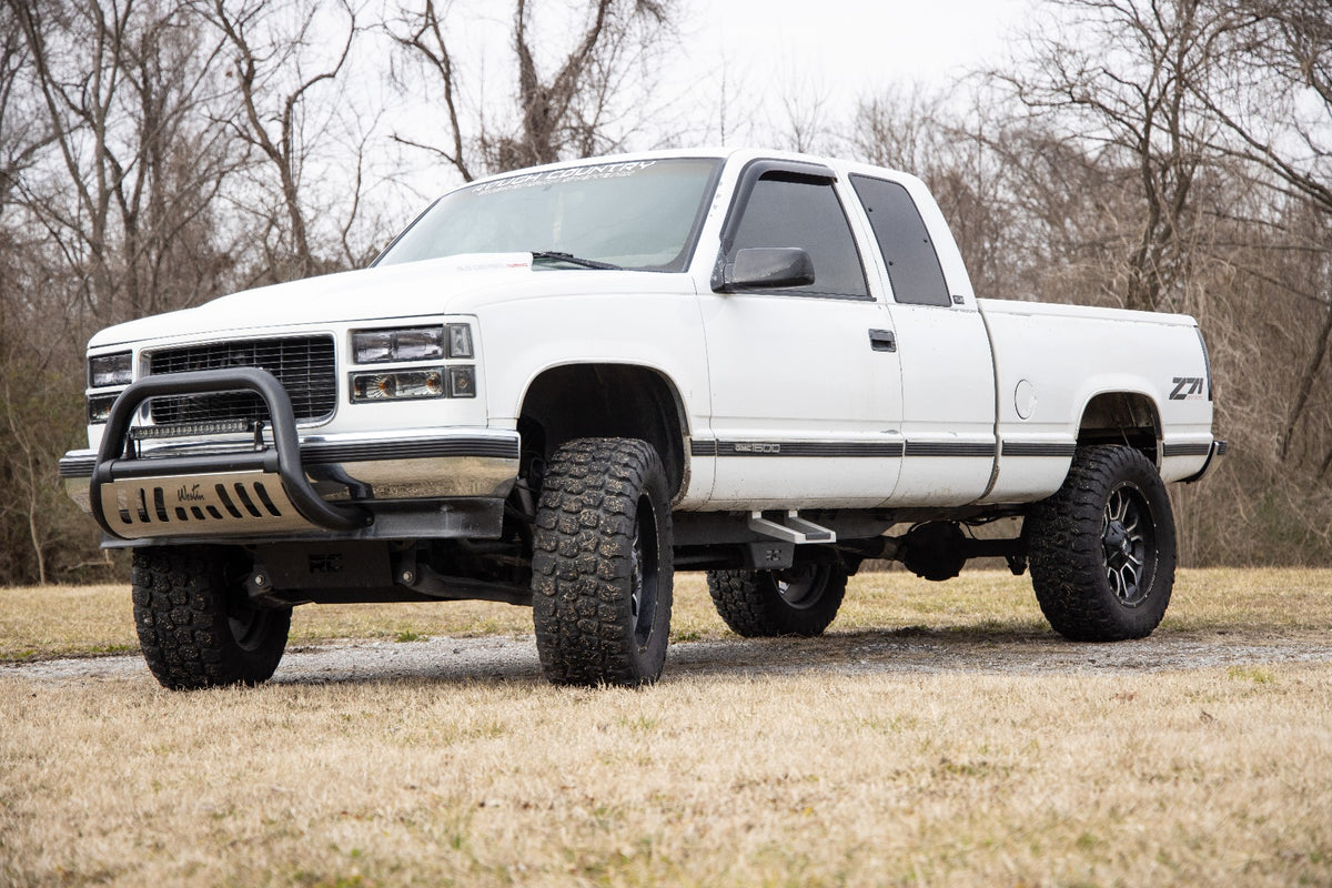 Single Hoop Step | Universal | Alum | Pair | Multiple Makes &amp; Models (Chevy/Ford/GMC/Ram)