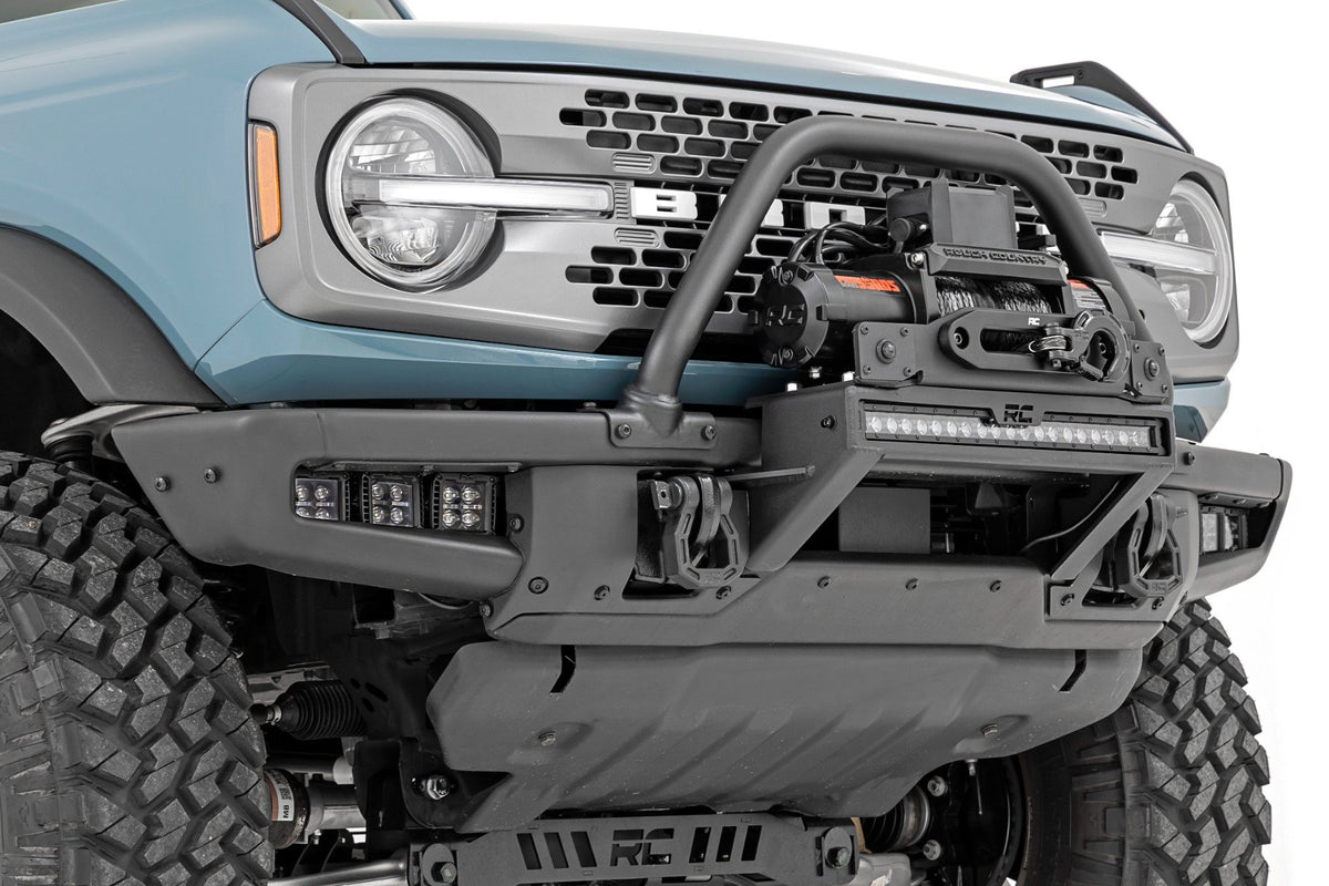 LED Light Kit | Fog Mount | Triple 2&quot; Black Pair | Spot/Flood | Ford Bronco (21-24)