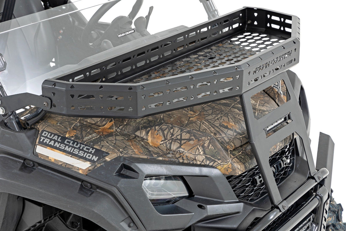 Front Cargo Rack | Black Series LED | 6&quot; Light | Slime Line | Honda Pioneer 1000/Pioneer 1000-5