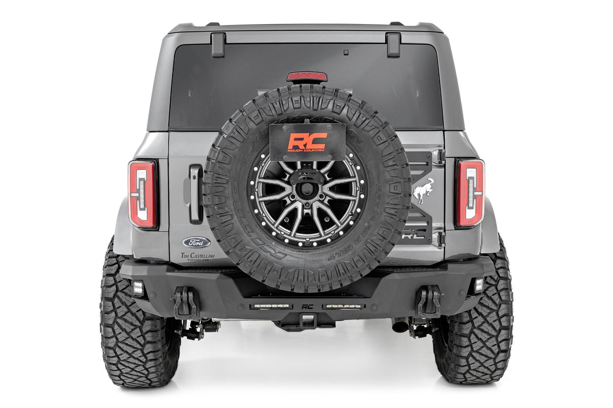 Rough Country - Rear Bumper - Black Series LED - 6" Pair - Slim Line - - Ford Bronco (21-25) - 51091 for 2021-2023 Ford Bronc