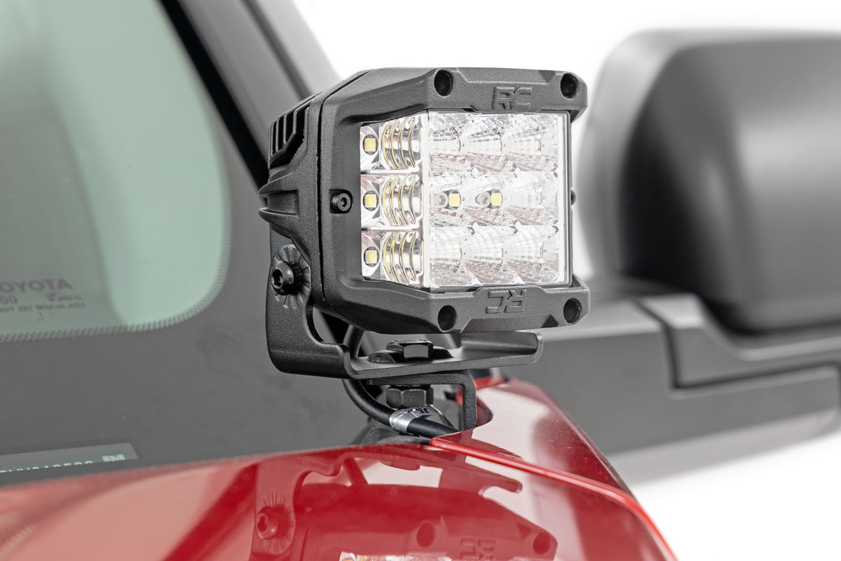 LED Light Kit | Ditch Mount |  3&quot; OSRAM | Wide | Toyota Tundra 2WD/4WD (22-24)
