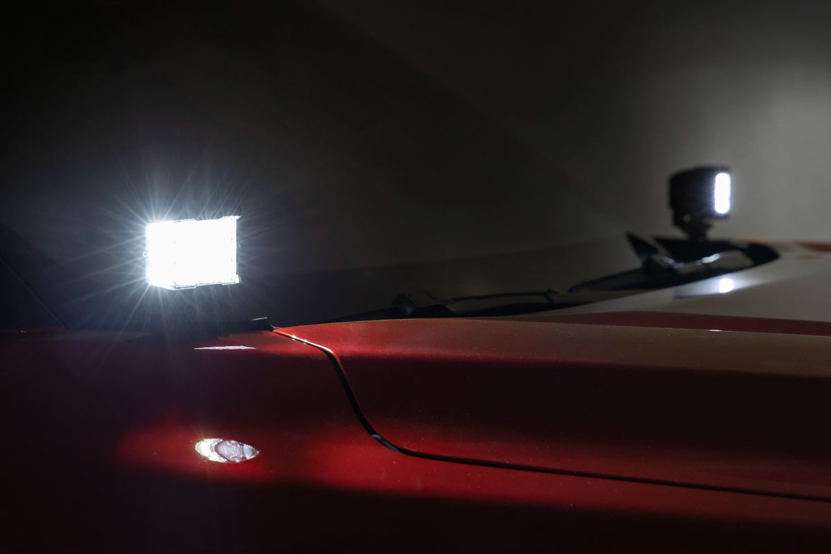 LED Light Kit | Ditch Mount |  3&quot; OSRAM | Wide | Toyota Tundra 2WD/4WD (22-24)