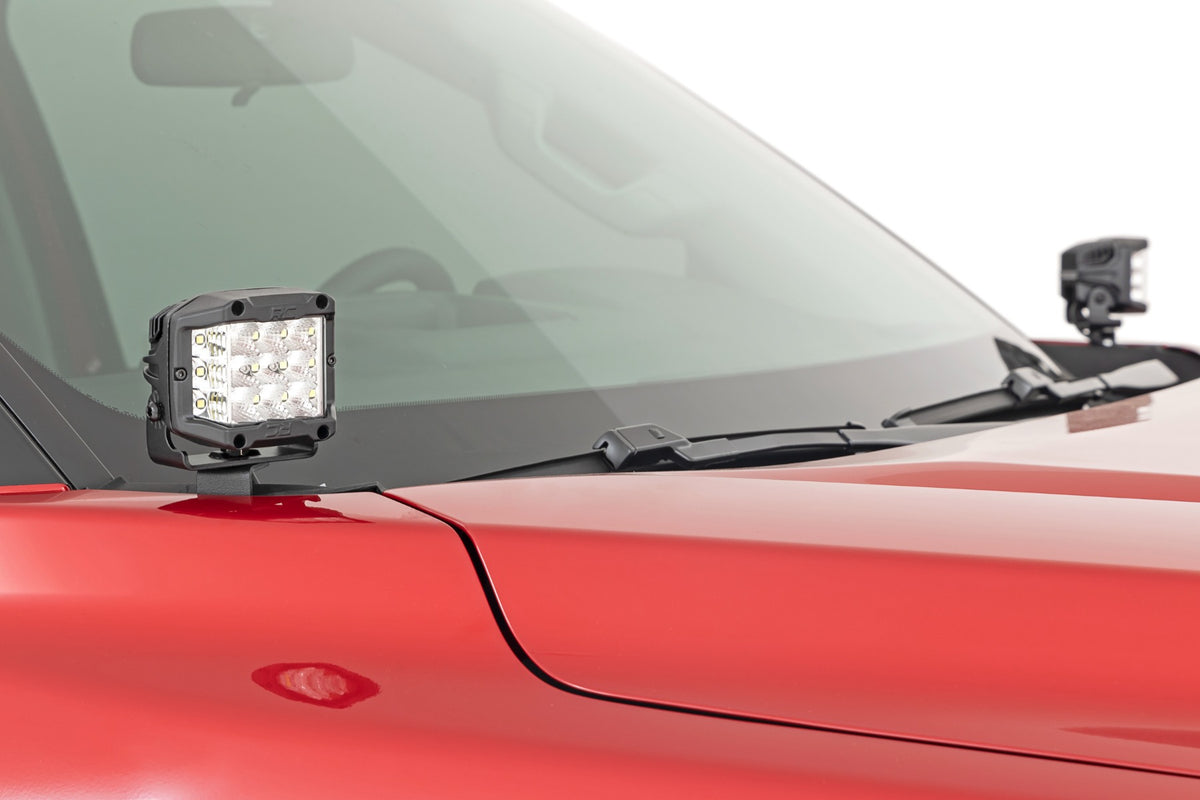 LED Light Kit | Ditch Mount |  3&quot; OSRAM | Wide | Toyota Tundra 2WD/4WD (22-24)