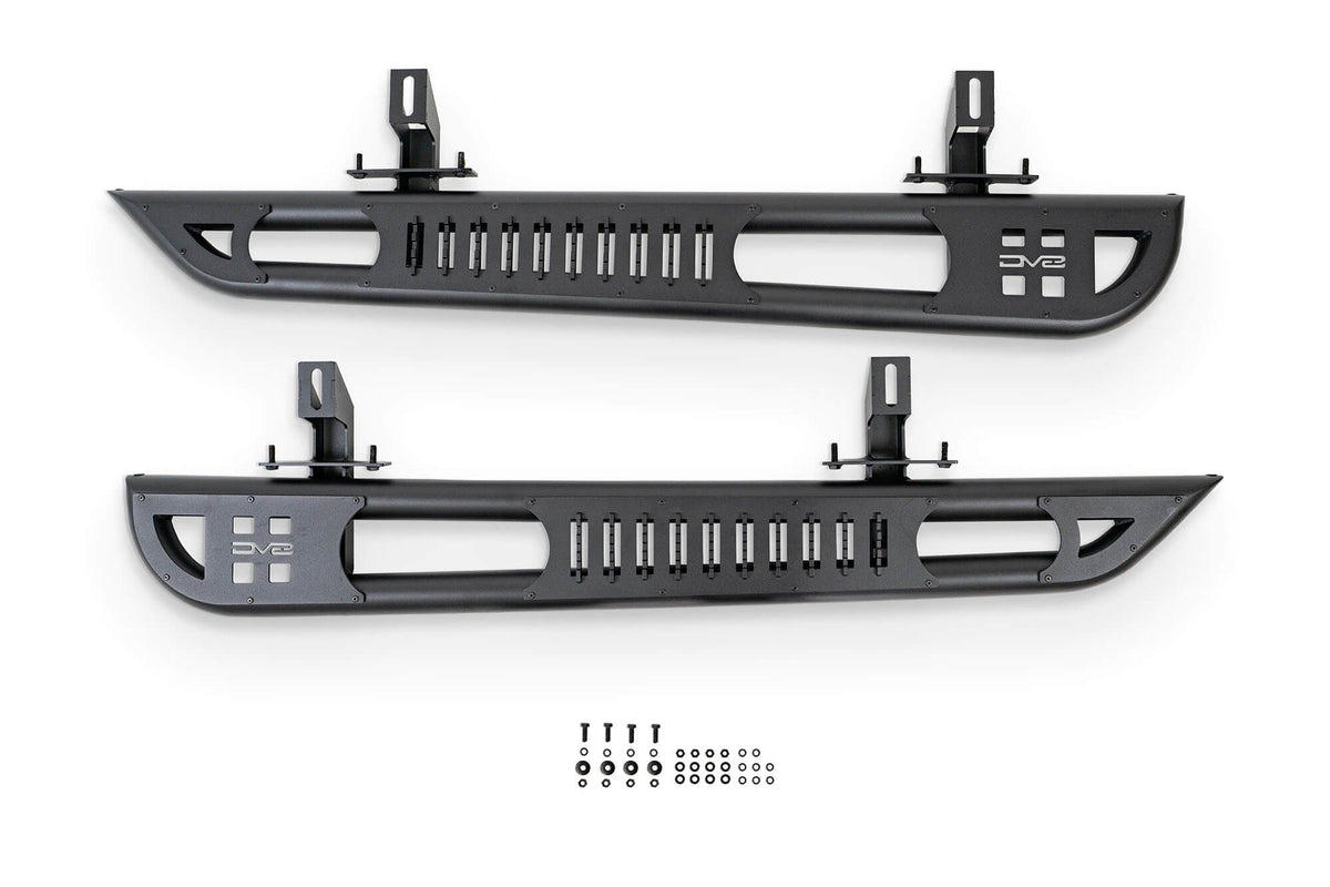 DV8 Offroad - 2018-2026 2-Door Jeep Wrangler JL | OE Plus Side Steps - SRJL-10