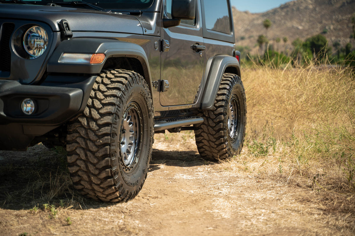 DV8 Offroad - 2018-2026 2-Door Jeep Wrangler JL | OE Plus Side Steps - SRJL-10