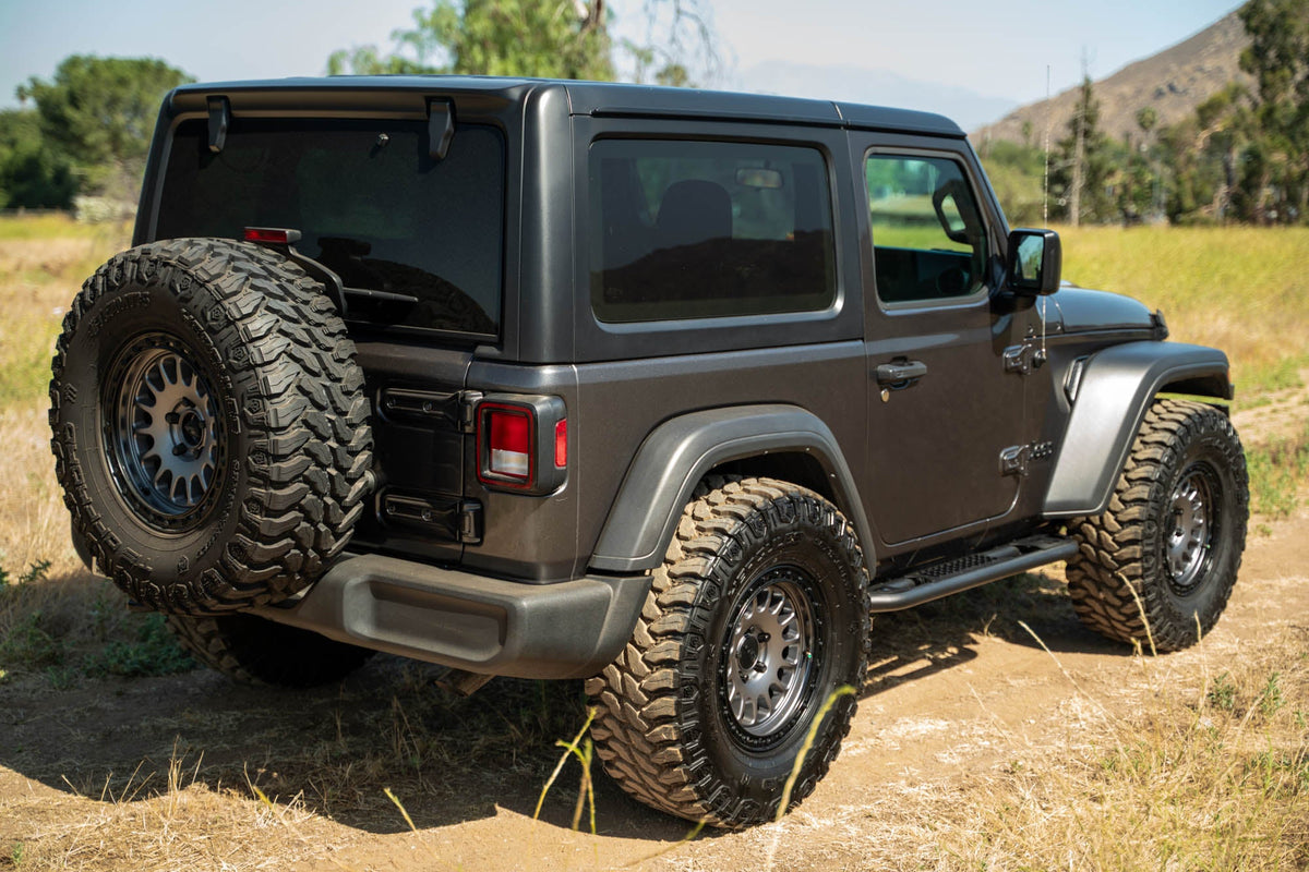 DV8 Offroad - 2018-2026 2-Door Jeep Wrangler JL | OE Plus Side Steps - SRJL-10