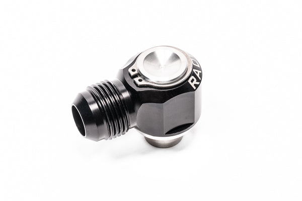 Radium Engineering Nissan S14/S15 SR20DET 10AN Male Press-Fit Valve Cover Fitting - Exhaust Side - 20-0812
