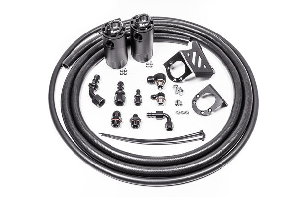Radium Engineering 2016+ Toyota Tacoma Dual Catch Can Kit - Fluid Lock - 20-0840-FL