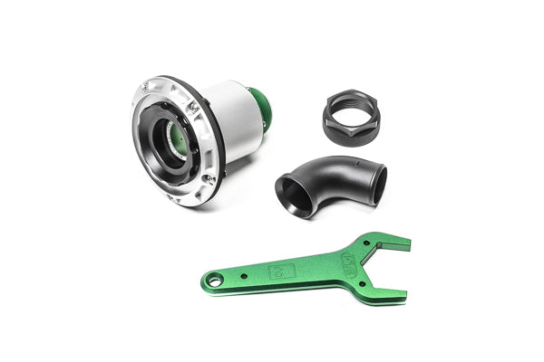 Radium Engineering Remote Mount Vented Female Dry Break 1.5in Elbow - 20-1104-V