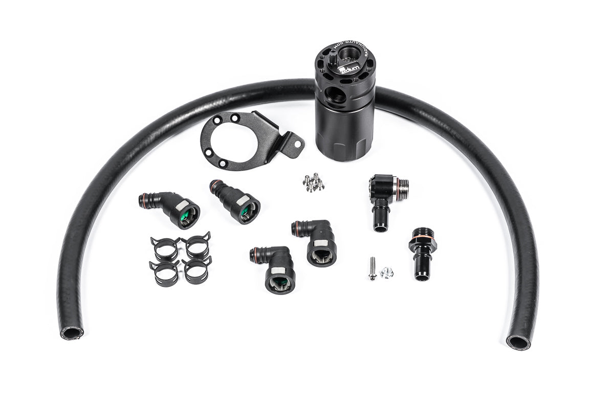 Radium Engineering 2018+ Ford Mustang GT Catch Can Kit PCV Fluid Lock - 20-1267-FL